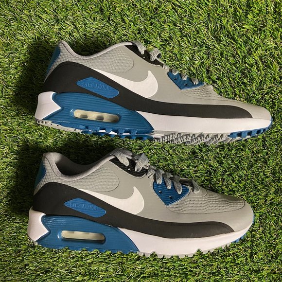 Nike Air Max 90 G Golf Shoes Particle Grey Marina Blue CU9978-004 Men’s Size 8.5